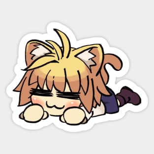 Mudwizard draws neco arc cat nap / Tsukihime Sticker